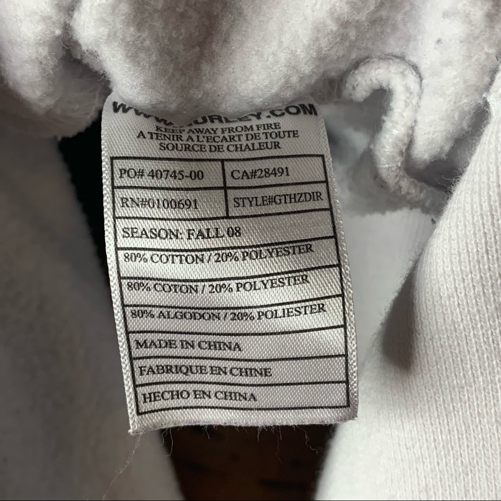 Hurley Junior’s City Graphics Hoodie Sweatshirt - Picture 14 of 14